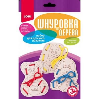 Шд-002 Шнуровка из дерева 