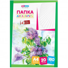 Папка для акварели 20л. А4, ArtSpace 