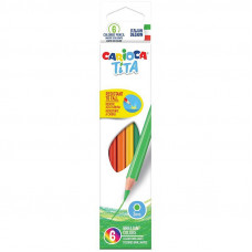 Карандаши цветные пластиковые Carioca 