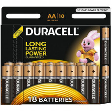 Батарейка Duracell Basic AA (LR06) алкалиновая, 18BL