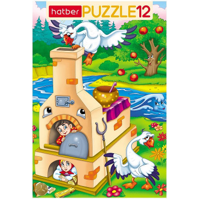 Пазл   12 эл. в рамке Hatber 