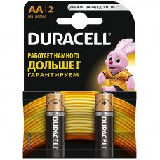 Батарейка Duracell Basic AA (LR06) алкалиновая, 2BL