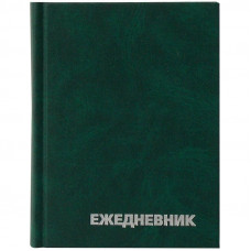 Ежедневник недатир., A6, 160л., бумвинил, OfficeSpace, зеленый