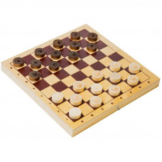 Игра настольная Шашки, Орловские шахматы, деревянные, с доской