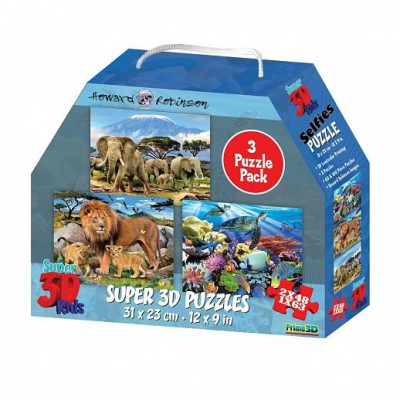 Пазл Super 3D 3 в 1 