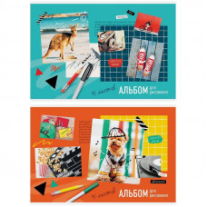 Альбом для рисования 40л., А4, на скрепке ArtSpace 