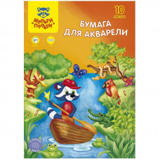 Папка для акварели 10л. А4, Мульти-Пульти 