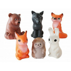 Набор Животные леса Весна (игрушка пластмассовая) 5-8,5 см