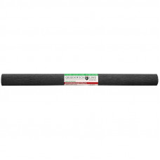 Бумага крепированная Greenwich Line, 50*250см, 32г/м2, черная, в рулоне