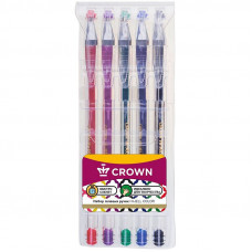 Набор гелевых ручек Crown 