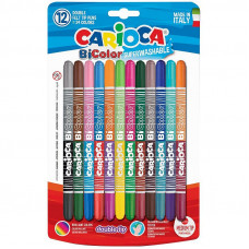 Фломастеры двусторонние Carioca 