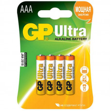 Батарейка GP Ultra AAA (LR03) 24AU алкалиновая BC4