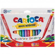 Фломастеры меняющие цвет/стираемые Carioca 