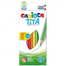 Карандаши цветные пластиковые Carioca 