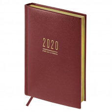 Ежедневник датированный 2020г., A5, 176л., кожзам, OfficeSpace 
