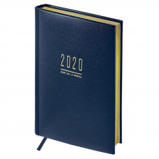 Ежедневник датированный 2020г., A5, 176л., кожзам, OfficeSpace 